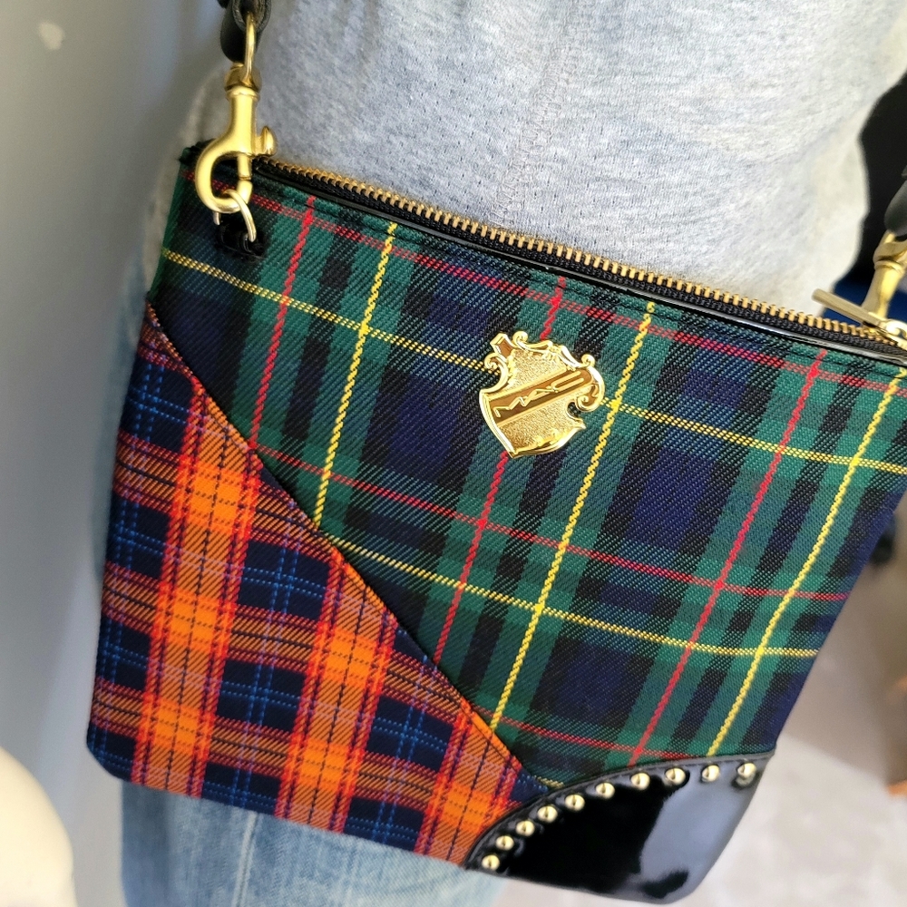 MAC Tartan Plaid Crossbody Purse